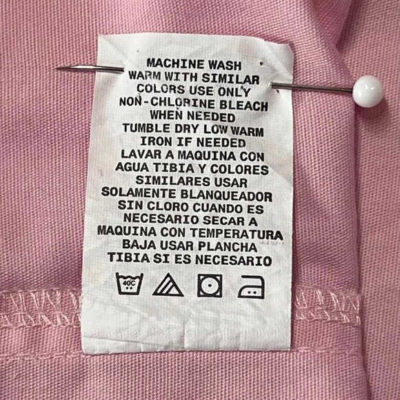 Size 2XL Solid Pink Drawstring Scrub Bottoms by Cherokee Workwear - Picture 9 of 10